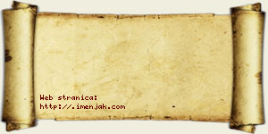 Jana Vasić vizit kartica